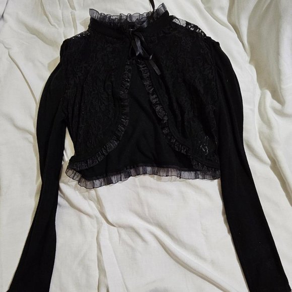 Banned Tops - Banned Black Bolero